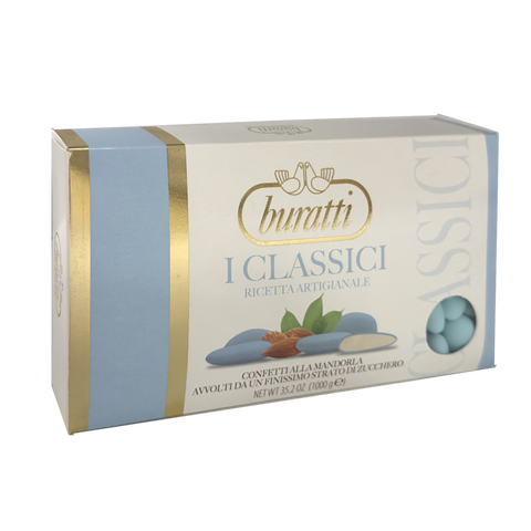 Confetti alla Mandorla Intera Pelata - Azzurro - Kg. 1