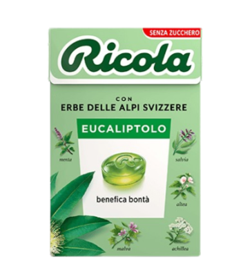 Astuccio Ricola Eucaliptolo 50g
