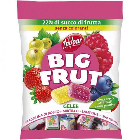 Gelatine di frutta Big Frut Frutti di Bosco busta 300g Dufour