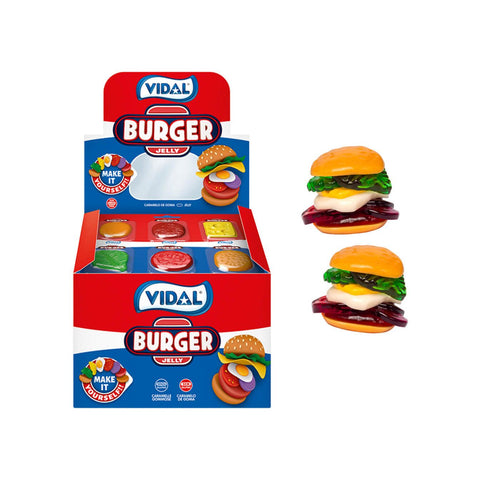 Burger Jelly 6 pezzi ( circa 66g) Vidal