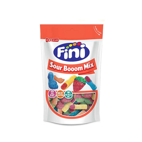 Busta caramelle zuccherate Sour Boom mix gr.150 Fini