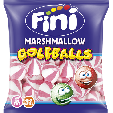 Marshmallow Golfballs bianco/rosa Fini kg.1