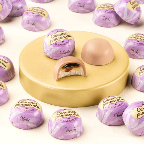 Pralina Pannacotta al Caramello e Vaniglia 500gr. Venchi