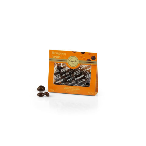 Sacchettino con scorza d'arancia con cioccolato fondente 100 g Venchi