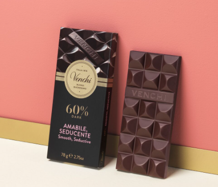 Tavoletta di cioccolato fondente 60% VENCHI 78 g