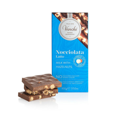 Tavoletta Nocciolata Latte NO Zuccheri Aggiunti 100 g Venchi