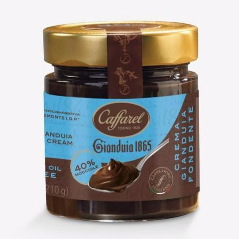 Crema Spalmabile Gianduia 1865 (40% nocciole) Fondente Caffarel g. 210