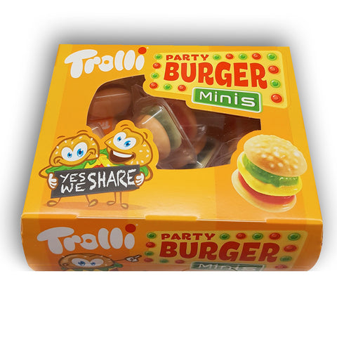 Box Mini Hamburger Trolli g. 150