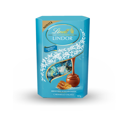 Cornet Lindor caramello salato gr.200 Lindt