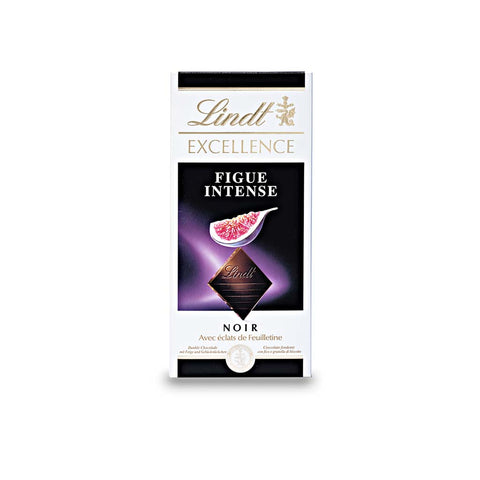 Tavoletta Lindt Excellence Fondente Fichi e granella di Biscotti g. 100