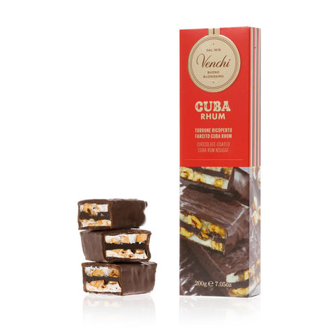 Stecca Torrone Ricoperto Farcito al Rhum Venchi 200g
