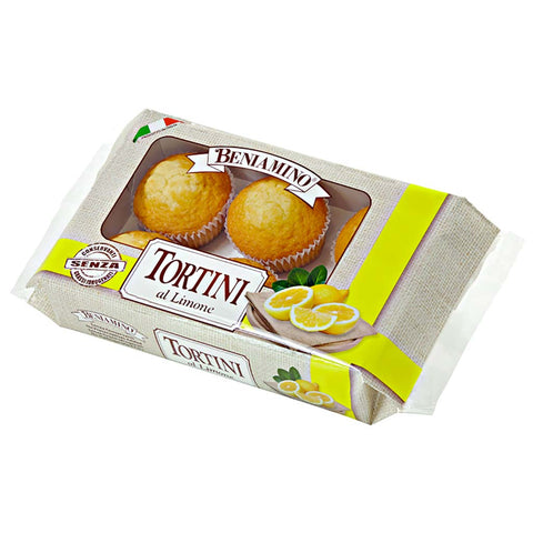 Tortini vaschetta al limone pezzi 6 Beniamino