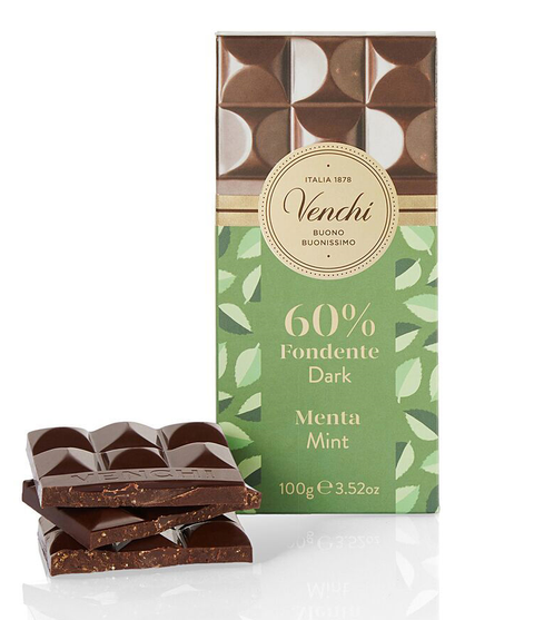 Tavoletta Cioccolato Fondente & Menta Venchi g. 100