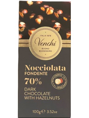 Tavoletta Nocciolata Piemonte Fondente 70 % Venchi g. 95