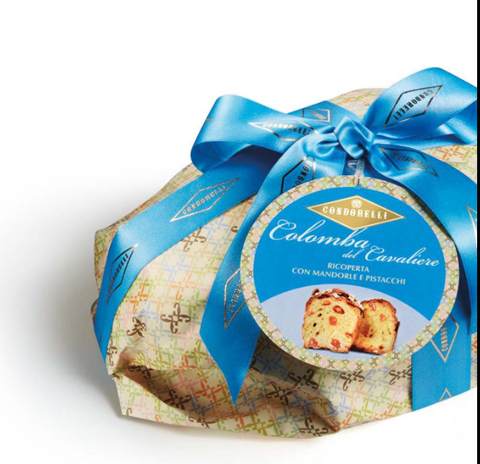 Colomba del Cavaliere Glassata con Mandorle e Pistacchi - Gr. 1.000 Condorelli