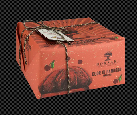 Cuor di Pandoro con Amarena - Gr. 750 BORSARI