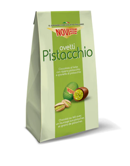 Ovetti Pistacchio busta da 160 g. Novi