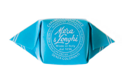 Caramelle Quadre Anice  500 gr. Mera e Longhi