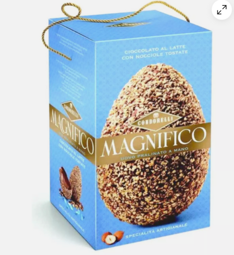 Uovo MAGNIFICO al LATTE con Nocciole 230g. Condorelli