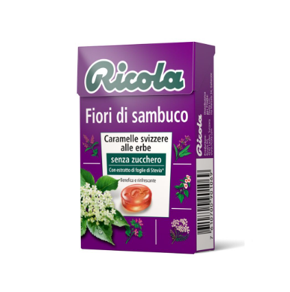 Astuccio Ricola Fiori di Sambuco 50g