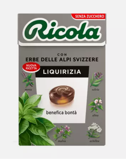 Astuccio Ricola Liquirizia 50g.