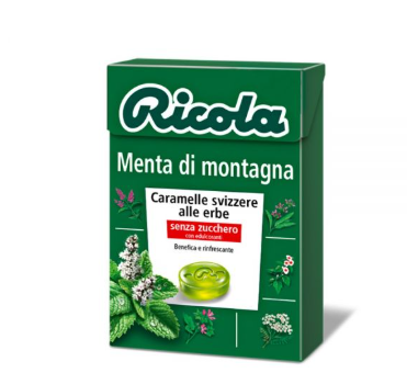 Astuccio Ricola Menta di Montagna 50g.