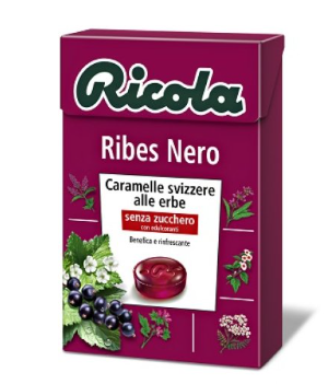 Astuccio Ricola Ribes Nero 50g.