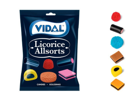 Busta Licorice Allsorts Vidal 180g