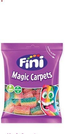 Busta caramelle gommose Magic Carpets 150g. Fini