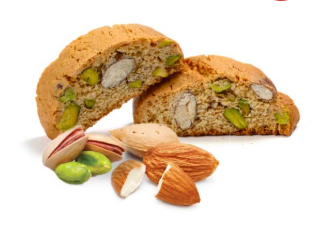 Cantucci con Mandorle e Pistacchi 250g Paolo Forti
