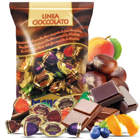 Caramelle Choco Fruit Mangini kg 1