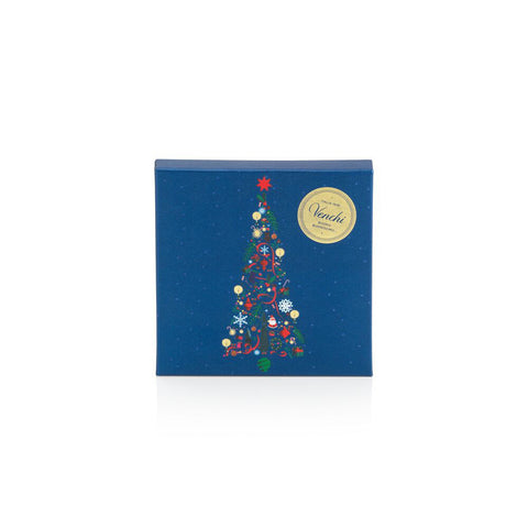Confezione regalo Natale Blu con cioccolatini assortiti 130g Venchi
