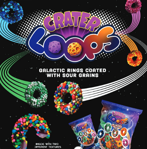 Caramelle gommose Anelli granellati assortiti kg. 1 Burmar Sweets