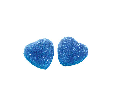 Caramelle gommose Cuori ripieni lampone Damel kg.1