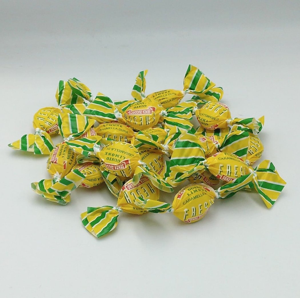 Caramelle Fresca Limone senza zucchero Theobroma kg.1 Caramelle Fresca Limone senza zucchero Theobroma kg.1
