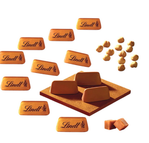 Gianduiotto al caramello Lindt 500g.