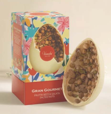 Uovo Gran Gourmet Nocciolato Bianco Salato 500 g  Venchi