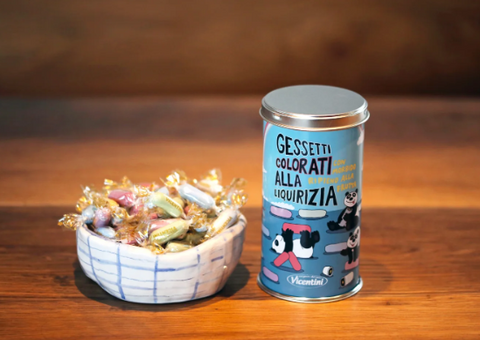 Lattina Gessetti Colorati  alla liquirizia 150g.