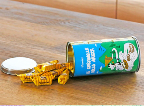 Lattina caramelle Della Mucca 230g.