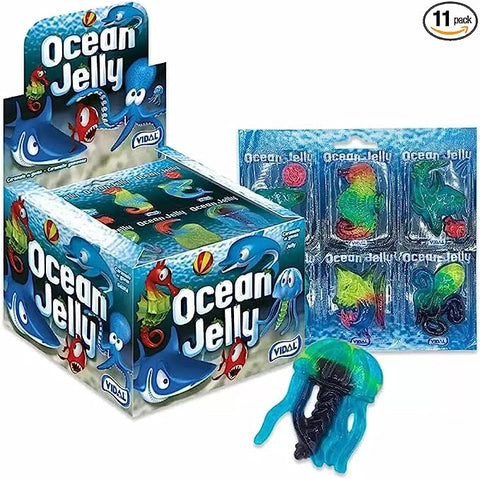 Ocean Jelly espositore 66 pezzi Vidal circa 726 grammi