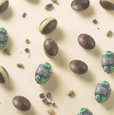 Ovetti Cremino Pistacchio Fondente  500g. Venchi