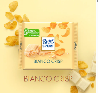Tavoletta cioccolato Bianco Crisp 100g Ritter Sport