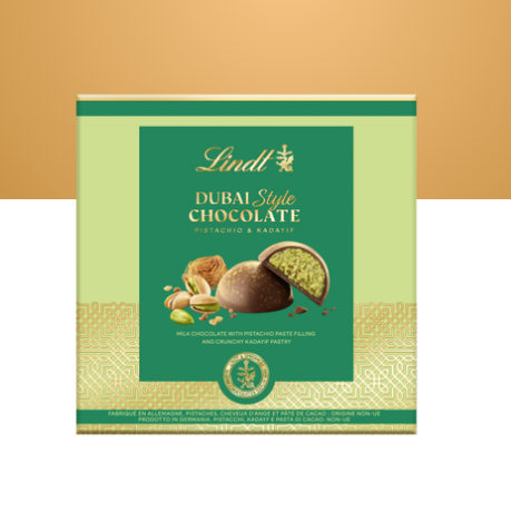 Scatola praline  Dubai Style Chocolate Lindt 90g.