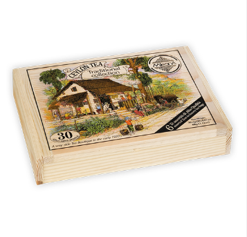 Scatola legno Traditional Collection 30 filtri 60g.