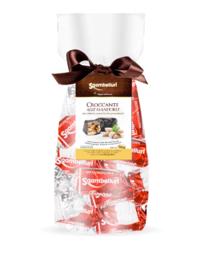 Torroncini Croccanti Ricoperti Cioccolato Fondente - Gr. 200