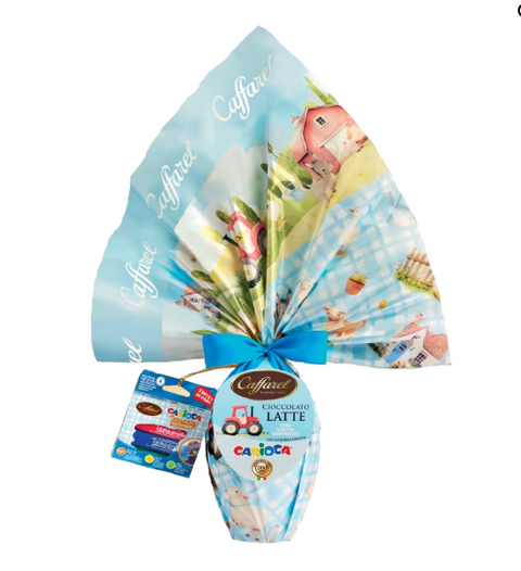 Uovo di Pasqua Bambini latte 230g. Caffarel- azzurro