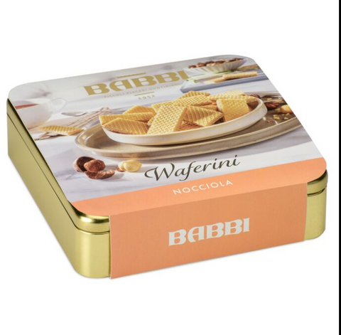 Scatola Waferini Oro Nocciola gr. 190 Babbi