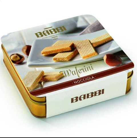 Scatola Waferini Oro Nocciola gr. 190 Babbi