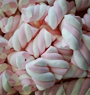 Marshmallows estruso bianco-rosa Bulgari 1 kg.
