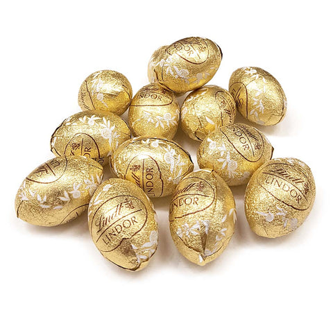 Ovetti Lindor Bianco ripieni di cioccolato bianco g. 500